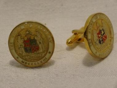 Cuff Links -Shire of Ballarat, Circa late 20th Century