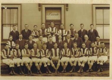 Photo, Eden Photo Studios Ballarat, Waubra Football Premiers 1925, circa 1925