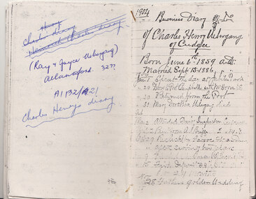Diary, Charles H Uebergang Diary, 1984