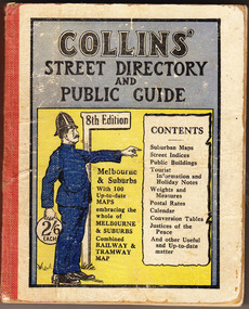 Book, Queen City Printers Pty Ltd, Collins Street Directoryand Publice Guide: 8th Edition