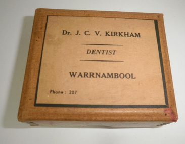 Box, Kirkham dentist box