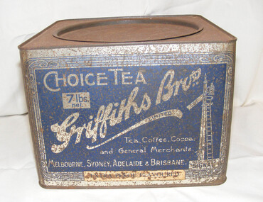 Tin, Griffith's tea tin 7lb
