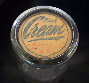 Bottle top, Half pint cream bottle cap
