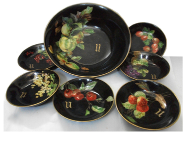 Crockery, fruit set, 8/5/1923