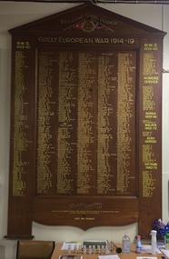 Honour Board - Bellarine Shire Council Roll of Honor