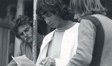 Photograph, Unknown, MR and Rabbit Check Out The Sheets, circa 1977