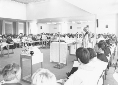 Photograph, Opening of the St Pauls Church, Warrandyte Road, Ringwood - c.1970s, circa 1970