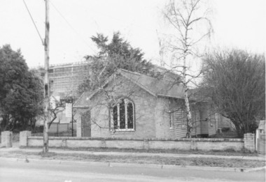 Photograph, The Gospel Church in Warrandyte Road, Ringwood in 1973, 1973