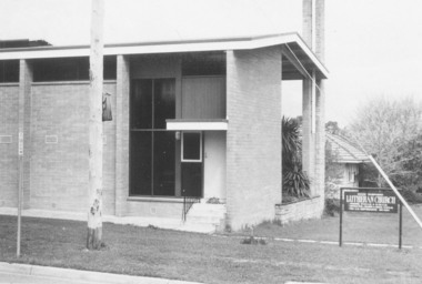 Photograph, Lutheran Church in Wantirna Road, Ringwood in 1974, 1974