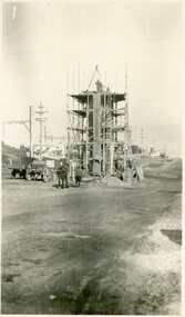 Photograph, Building Ringwood Clocktower - 1928. (2 images), 1928