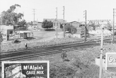 Photograph, Methodist Church, Station Street, Ringwood - viewed from clock tower in 1960, 1960