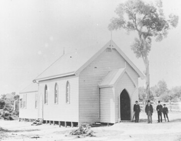 Photograph, St Paul's Church, Whitehorse Road, Ringwood, Vic. circa 1910