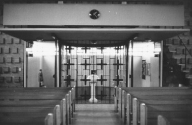 Photograph, Ringwood Catholic Church interior in 1970