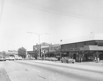 Photograph, Maroondah Highway, Ringwood - Melbourne Street to Ringwood Street - 1974