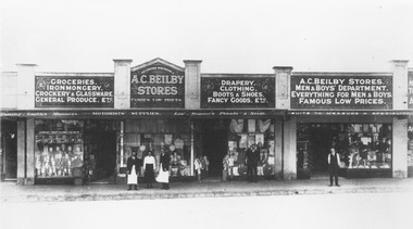 Photograph, Maroondah Highway Central, Ringwood. Beilby Stores - Main Street, Ringwood (Opposite Railway Station),1924