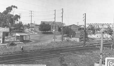 Photograph, Methodist Church, Station Street, Ringwood, 1960 (Taken from clock tower)