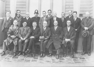 Photograph, Opening Ringwood Court of Petty Sessions. 1933