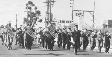 Photograph, Anzac commemoration service, Ringwood, c1950's