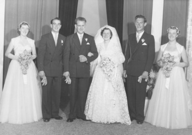 Photograph, 1955 Wedding at St. Paul's Church, Ringwood