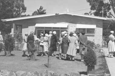 Photograph, Heathmont Infant Welfare Centre opened by Lady Brooks, 30th November 1960