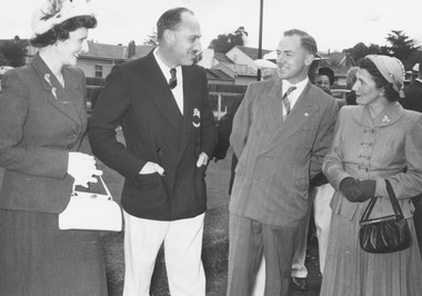 Photograph, Opening Ringwood Bowling Green, 1955