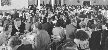 Photograph, Banquet for fund-raising, Scots Church, Ringwood. c1950's