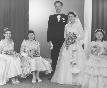 Photograph, Wedding, Lewyn - Gysberts in Our Lady's Church, Ringwood. c1960