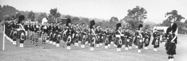 Photograph, Highland Pipe Bands, Ringwood