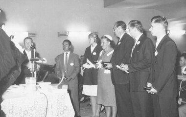 Photograph, Ringwood Mayor Lavis, Naturalization Ceremony, Ringwood. c1950's