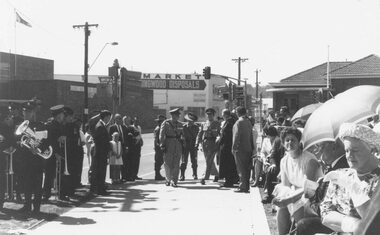 Photograph, Ringwood clocktower dedication, Dec 1967