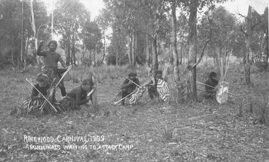 Photograph - Carnival Performance, Opening of Ringwood Mechanics Institute, 1909