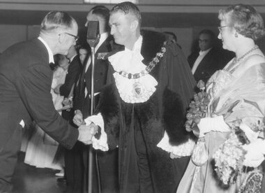 Photograph, Ringwood Mayoral Ball, Cr. P. Vergers, 1963
