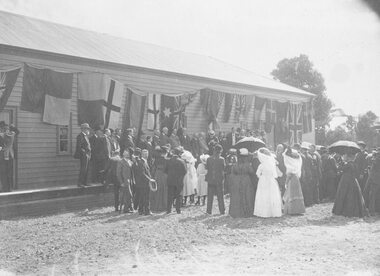 Photograph, Opening of the Ringwood Cool Store by Sir Thomas Gibson Carmichael Governor of Victoria 1911