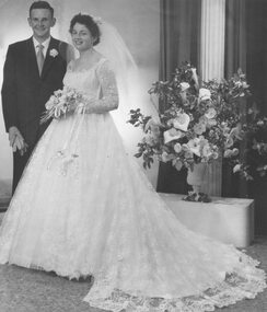 Photograph, Wedding.  Miss Betty Wood, 139 Bedford Rd. Heathmont. 1959
