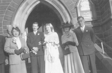 Photograph, Wedding, Schneider and Bromley. c1950's