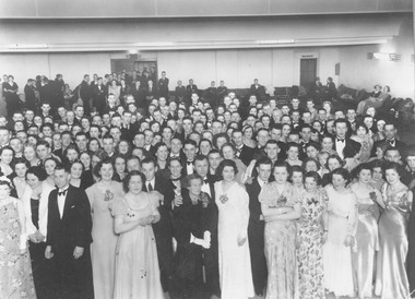 Photograph, St. Marys Catholic Church Ball, 1937, Ringwood Town Hall