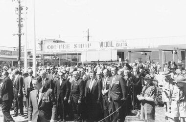 Photograph, Ringwood clocktower dedication Dec 1967