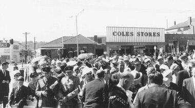 Photograph, Ringwood clocktower dedication Dec 1967