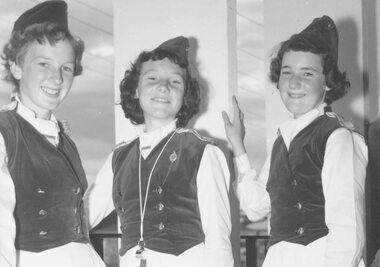 Photograph, City of Ringwood celebrations, 1960, marching girls