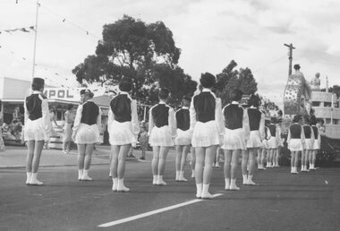 Photograph, City of Ringwood celebrations, 1960. Marching girls