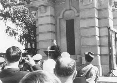 Photograph, Ringwood clocktower dedication Dec 1967