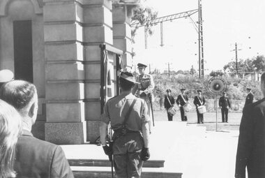 Photograph, Ringwood clocktower dedication Dec 1967