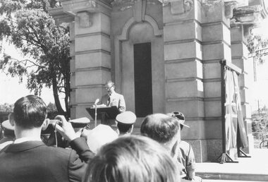 Photograph, Ringwood clocktower dedication Dec 1967