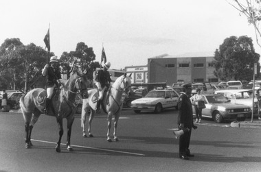 Photograph, Military display at Eastland, Ringwood, 14/3/1987