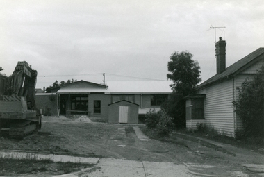 Photographs, Rear of Church of Christ in Pitt St, Ringwood developing into car park in 1997