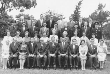 Photograph, Peter Payens, Ringwood Council Staff when Ringwood was declared a city in March, 1960
