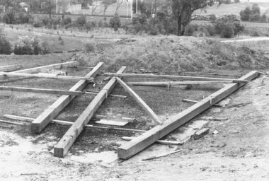 Photograph, Start of Poppet Head at Lake, Ringwood (undated)