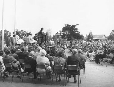 Photograph, "Back To" celebrations at Ringwood Civic Centre 1974