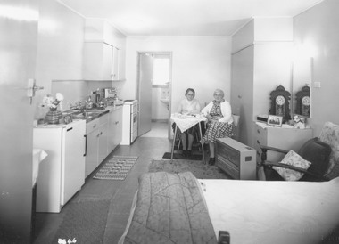 Photograph, Opening day of Lionswood Retirement Village, Kirk Street, Ringwood - May, 1963