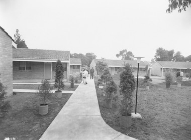 Photograph, Opening day of Lionswood Retirement Village, Kirk Street, Ringwood - May, 1963